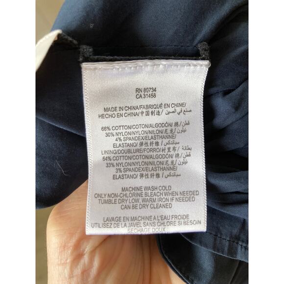 BCBGMAXAZRIA Navy Blue Sheath Dress, Size 6 - Picture 5 of 5